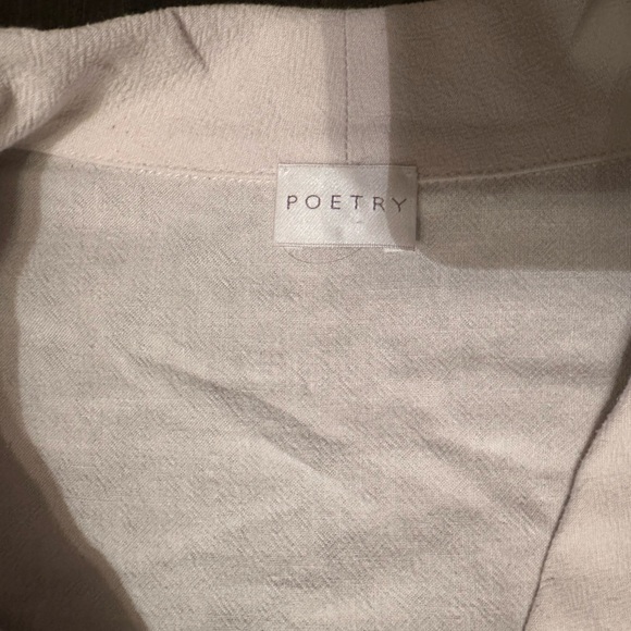 Poetry Long Sleave Faux Button up shirt - Picture 3 of 6